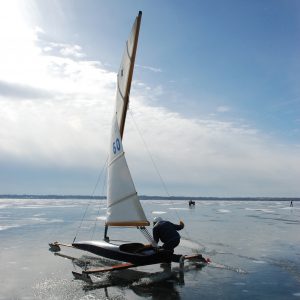 Nite Iceboat Racing Lake Mendota