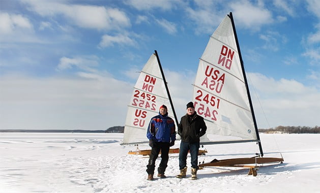 Bill And Harry Allen Lake Minnetonka Dn Sailing