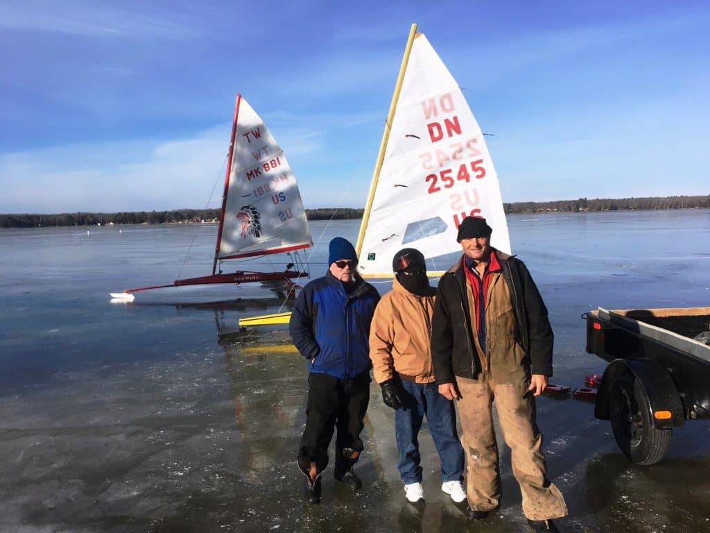 Icesailing Menekaunee