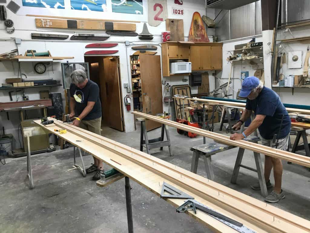 Iceboat Mast Construction 1